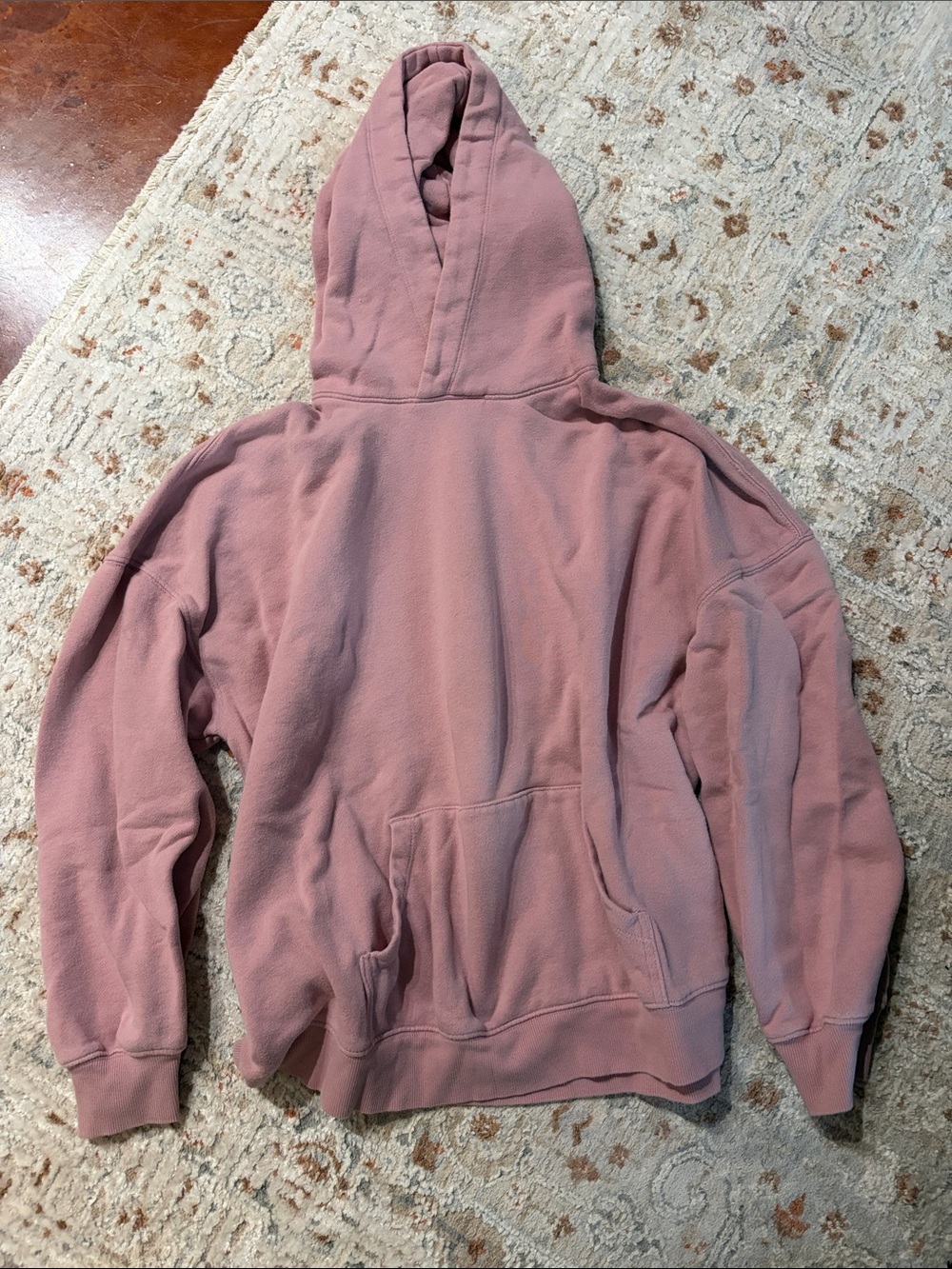 Mauve Pink Hooded Sweatshirt